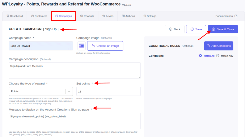 woocommerce loyalty points