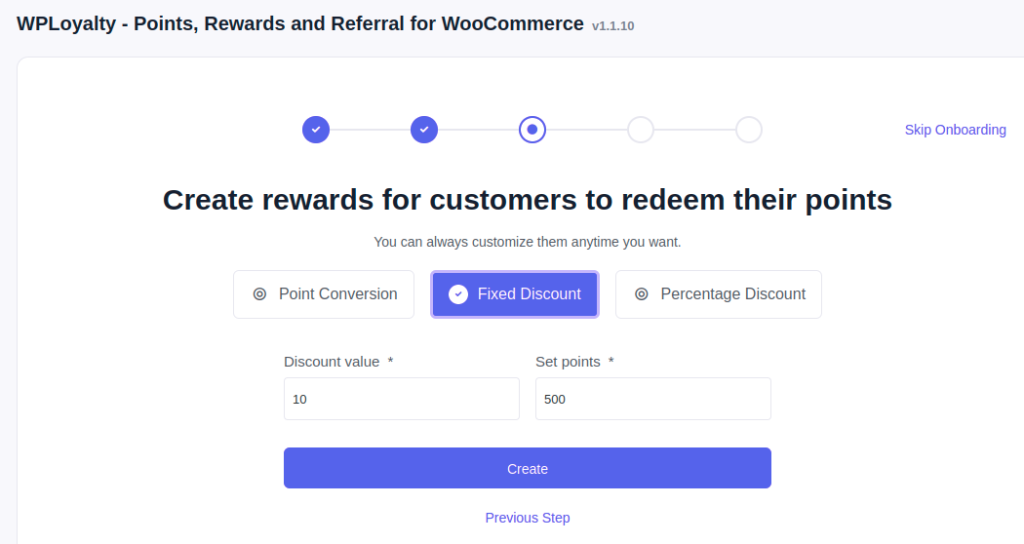 reward customers with fixed discounts