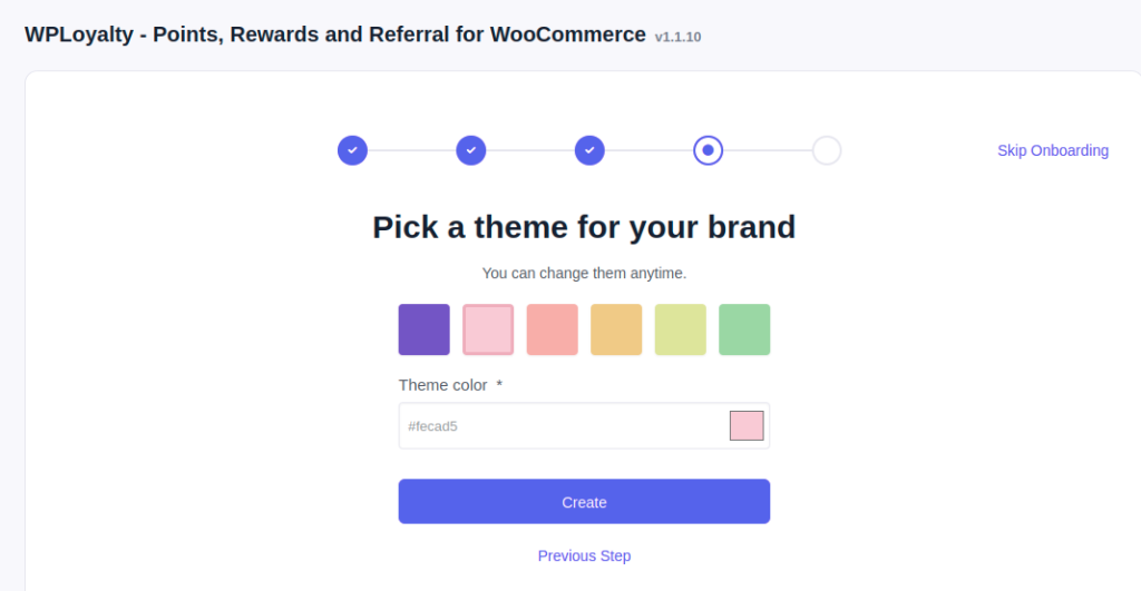 pick theme for your brand