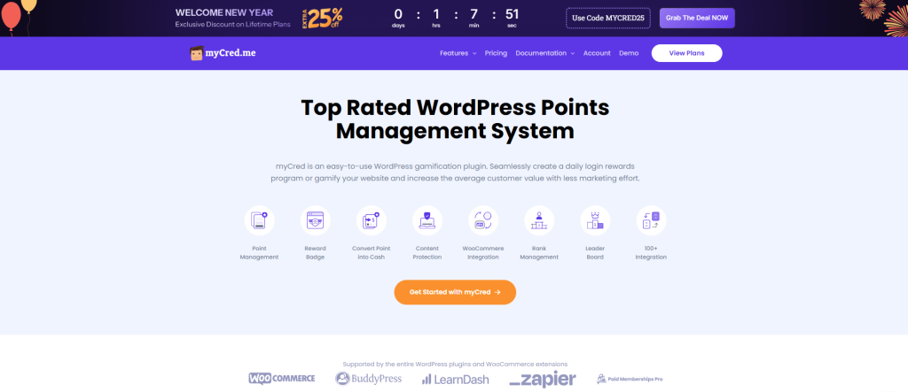myCred – WordPress Points Management System