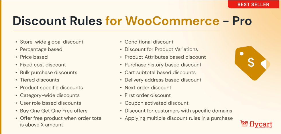 WooCommerce discount rules by Flycart