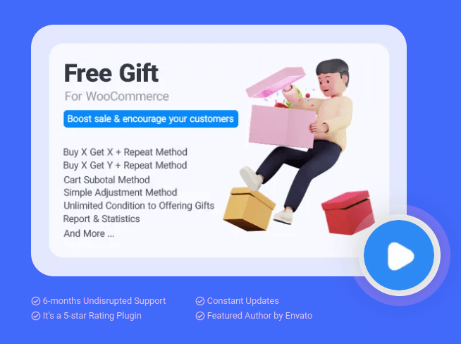 Free gift plugin for WooCommerce