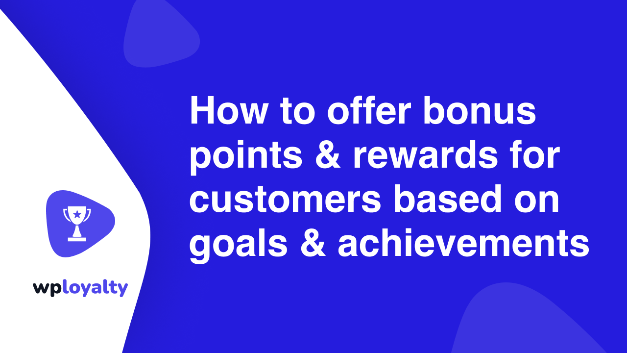 offer bonus points and rewards for customers
