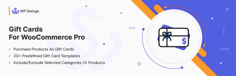 WPSwing’s Gift Cards plugin for WooCommerce Pro