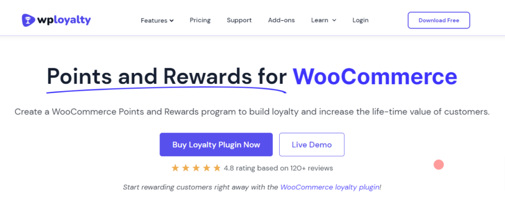 Points and rewards for woocommerce