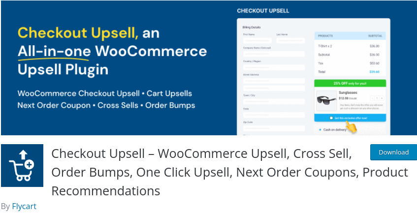 Checkout Upsell -WooCommerce popup plugin