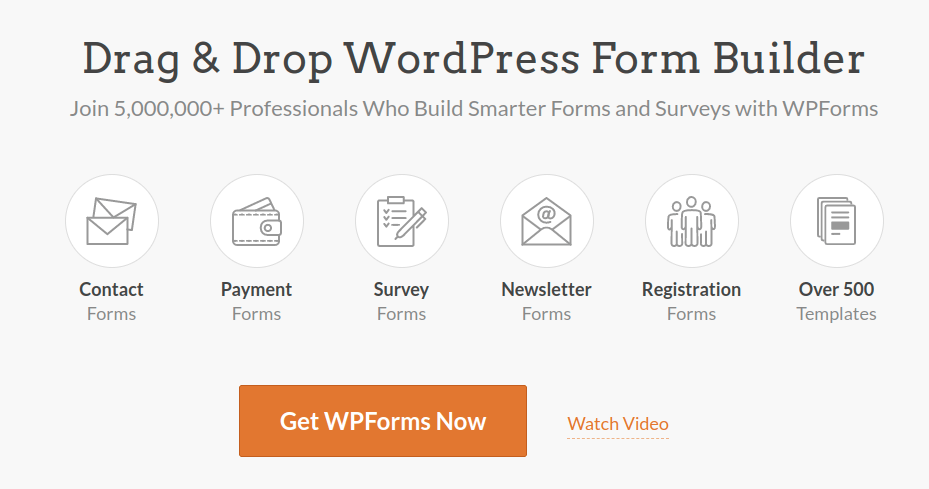  Drag & Drop WordPress Form Builder by WPForms