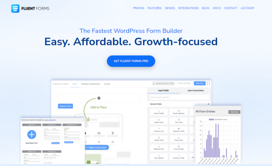 Fastest WordPress Form Builder by Fluent Forms