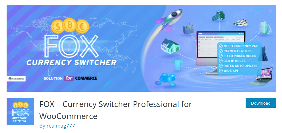 Multi currency switcher professional by FOX