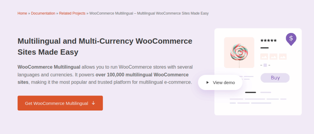 Multilingual and Multi-Currency WooCommerce plugin by WPML
