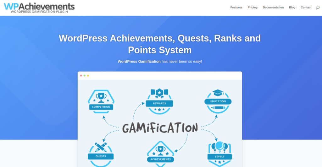 WPAchievements gamification plugin for WordPress