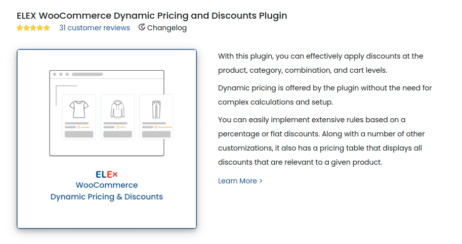 WooCommerce dynamic pricing and discounts plugin by ELEX