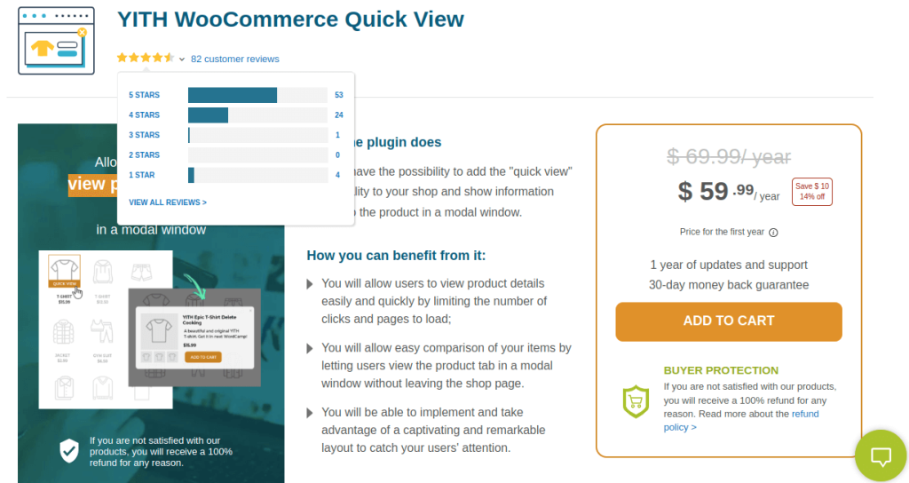 WooCommerce quick view by YITH