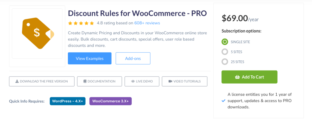 Discount Rules for woocommerce pro