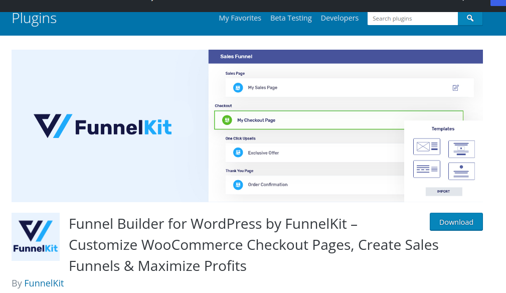 Funnel Builder for WordPress by Funnelkit