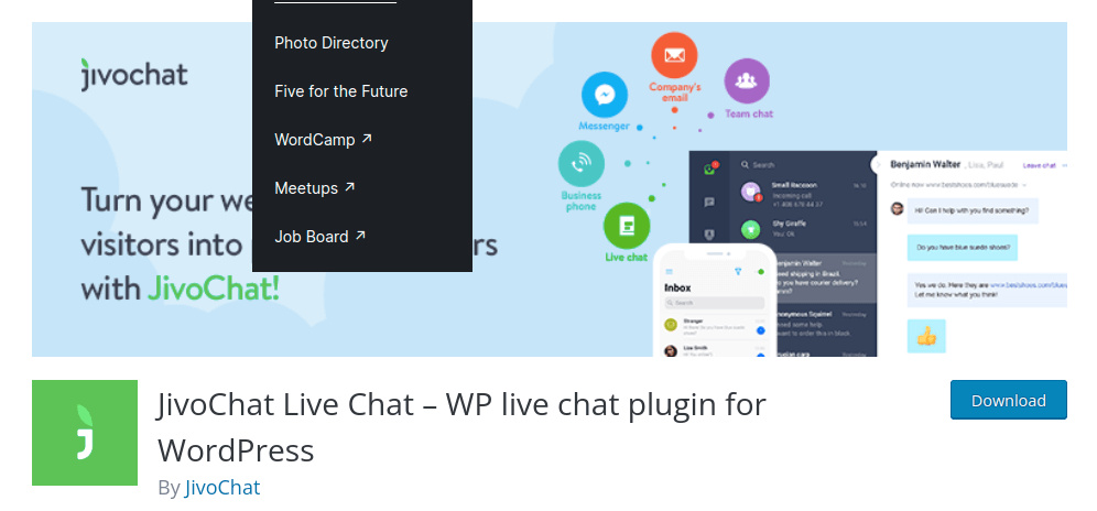 JivoChat Live Chat – WP live chat plugin for WordPress