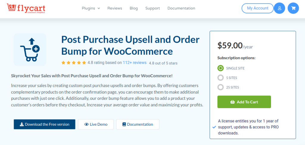 Post purchase upsell and order bump for WooCommerce