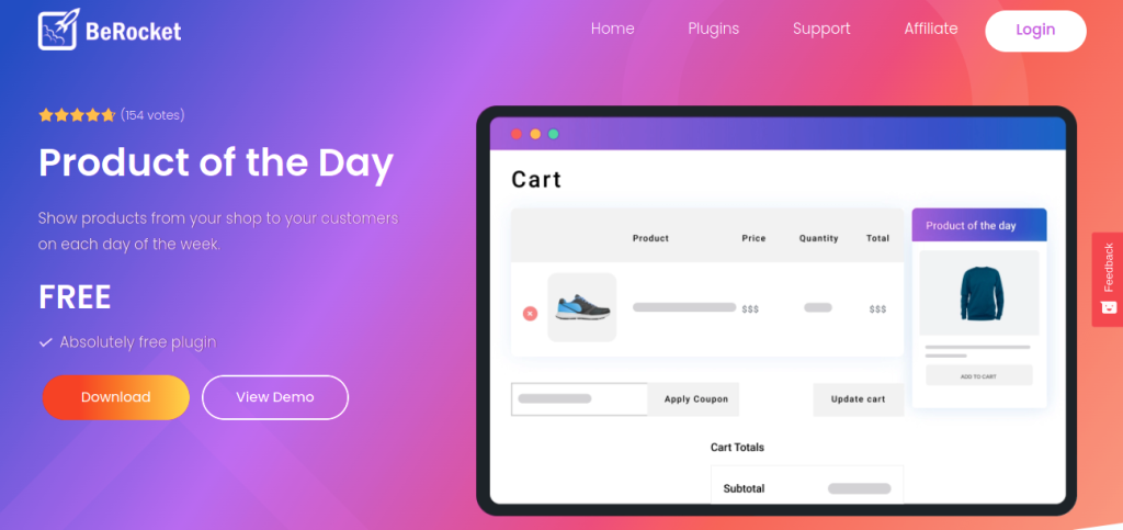 Product of the day for WooCommerce by BeRocket