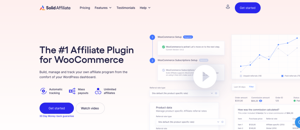 WooCommerce Affiliate Program by Solid Affiliate