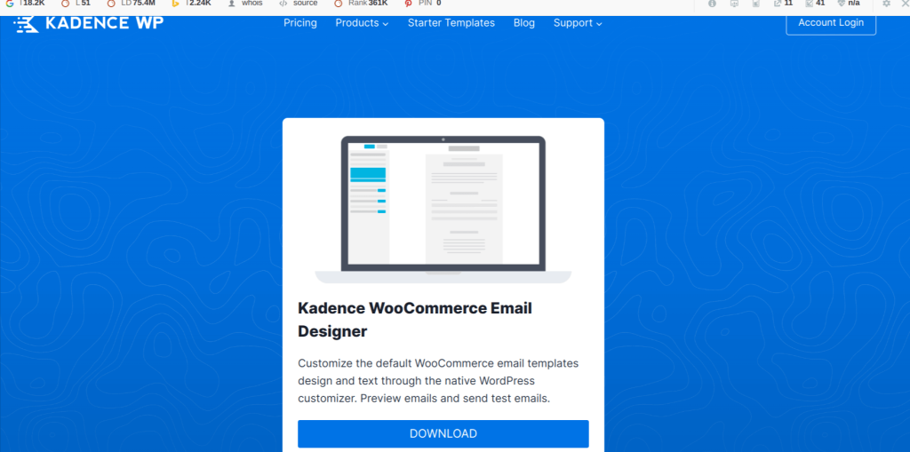 Kadence WooCommerce Email Designer