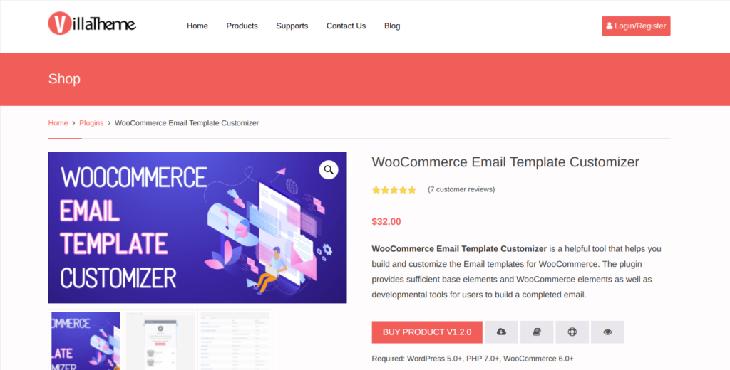 Villa Theme's WooCommerce Email Template Customizer