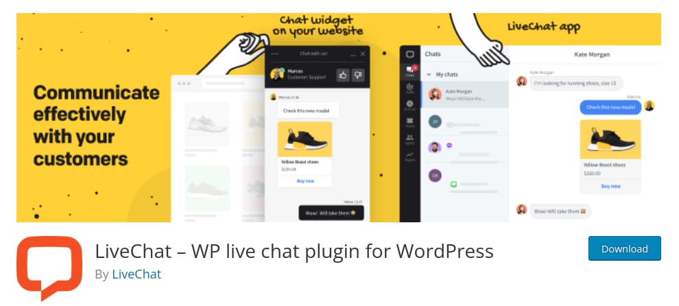 LiveChat – WP live chat plugin for WordPress
