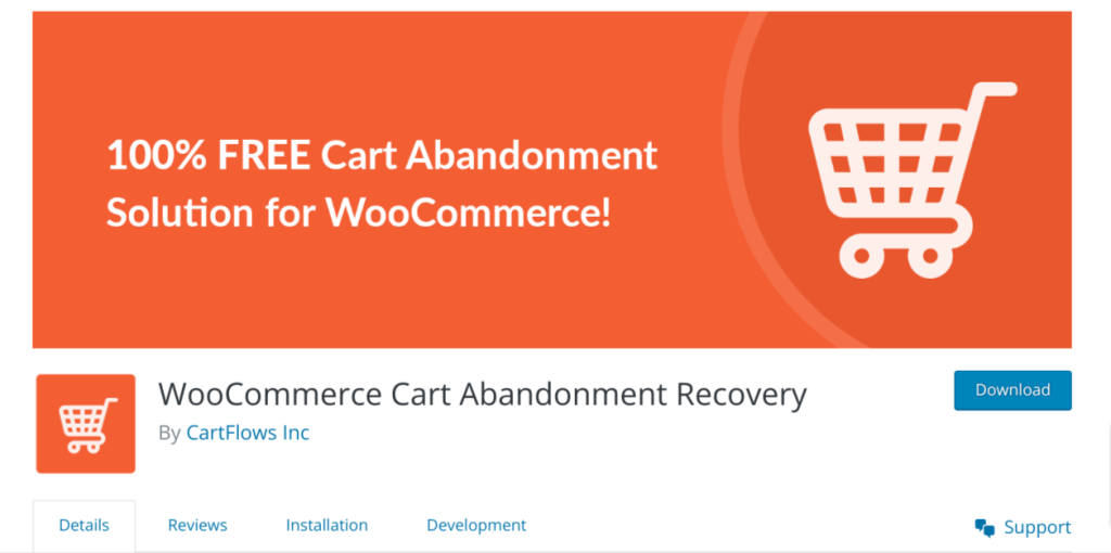 WooCommerce Cart Abandonment Recovery by CartFlows