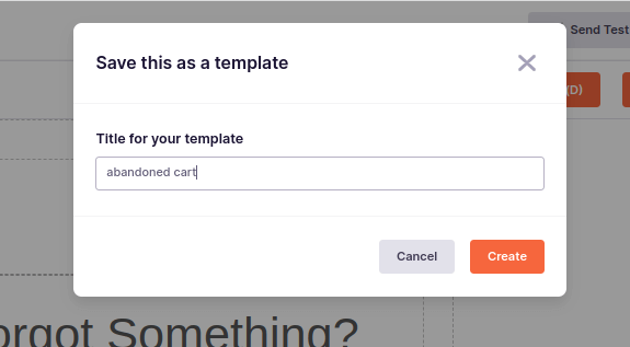 naming the template
