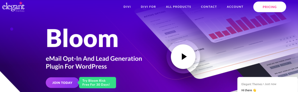 Bloom by Elegant Themes - The WordPress email subscription plugin