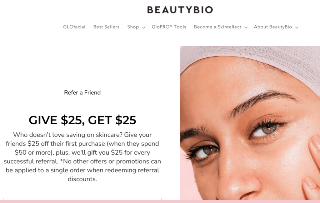 Beauty Bio referral program
