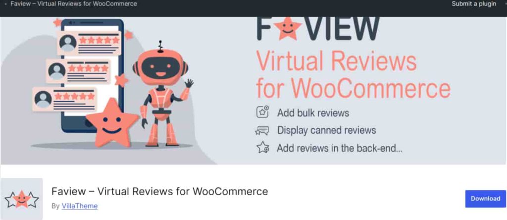 Faview – Virtual Reviews for WooCommerce