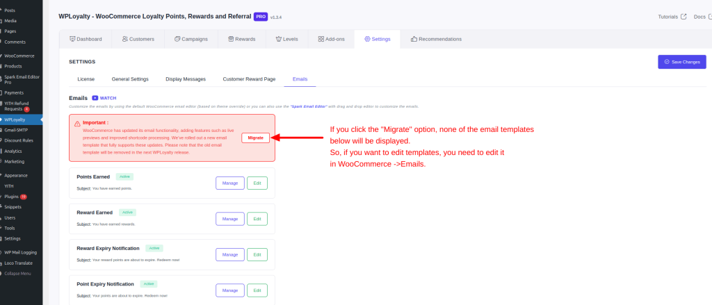 Mail Concept and order Language Emails