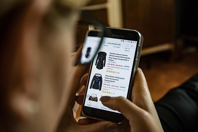 Amazon’s mobile optimized shop page