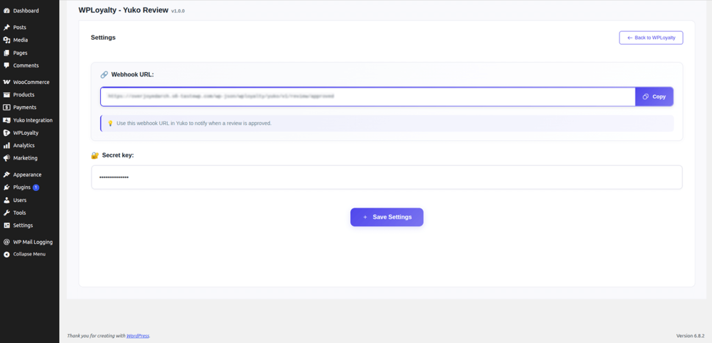 Yuko Loyalty Dashboard