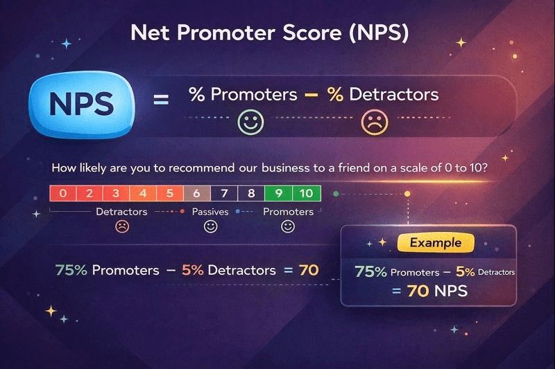 Net Promoter Score formula