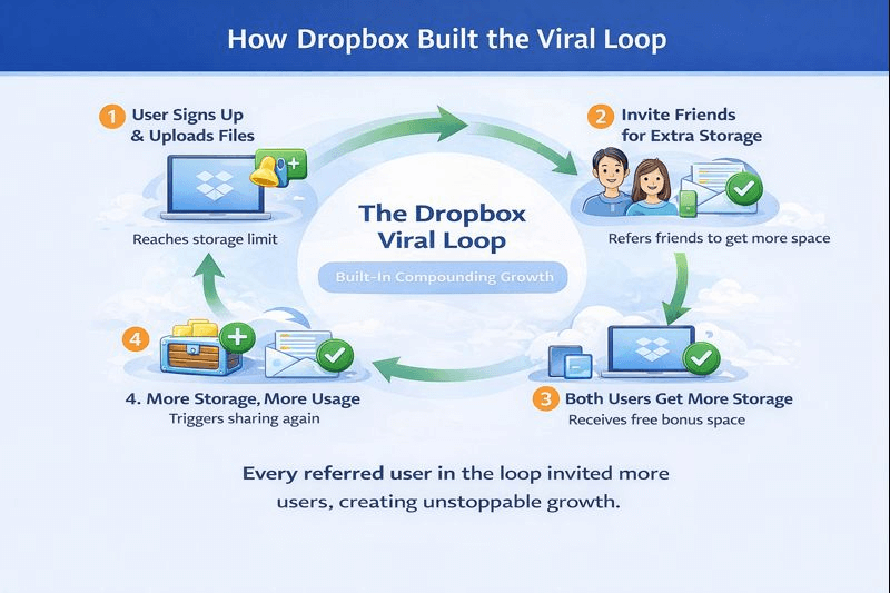 How Dropbox Built the Viral Loop