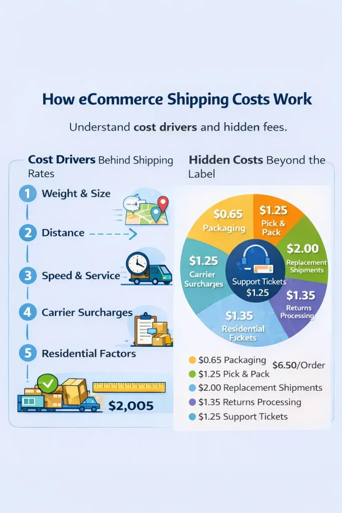 Summary chart of shipping strategy pillars