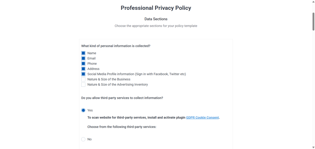 Answer a Few Questions