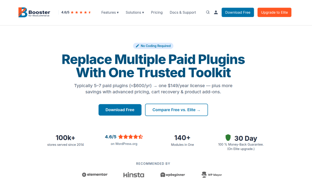 Booster for woocommerce Official Page Image
